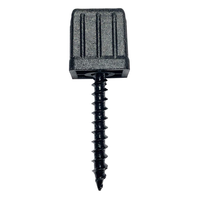 Myard 3/4" Anti-UV Black Baluster Connectors 100pcs for 50 Square Balusters with Stainless Steel Screws, No Drilling Fast Installation for Deck Handrail Staircase Balusters - Image 4